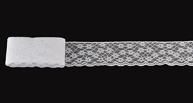 Designer Decorating Embroidered Lace and Trims for Sewing and DIY Craft Projects (10 Yard, Wedding White (2" Width))     eZthings® Designer Decorating Embroidered Lace and Trims for Sewing and DIY Craft Projects (10 Yard, Wedding White (2" Width)) - eZthings USA WE SORT ALL THE CRAZIEST GADGETS, GIZMOS, TOYS & TECHNOLOGY, SO YOU DON'T HAVE TO.
