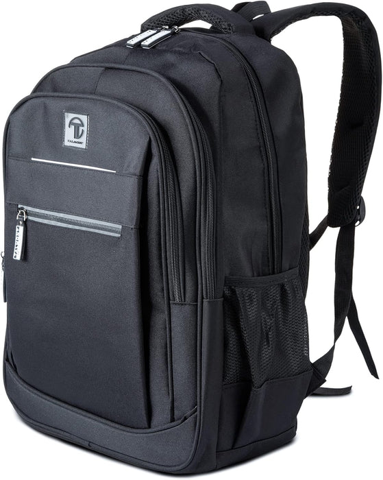 Talmont Extra Large Laptop Backpack – Travel Carry-On, Fits 17" & 15.6" Laptops, Water-Resistant Anti-Theft Business Bag for Men & Women