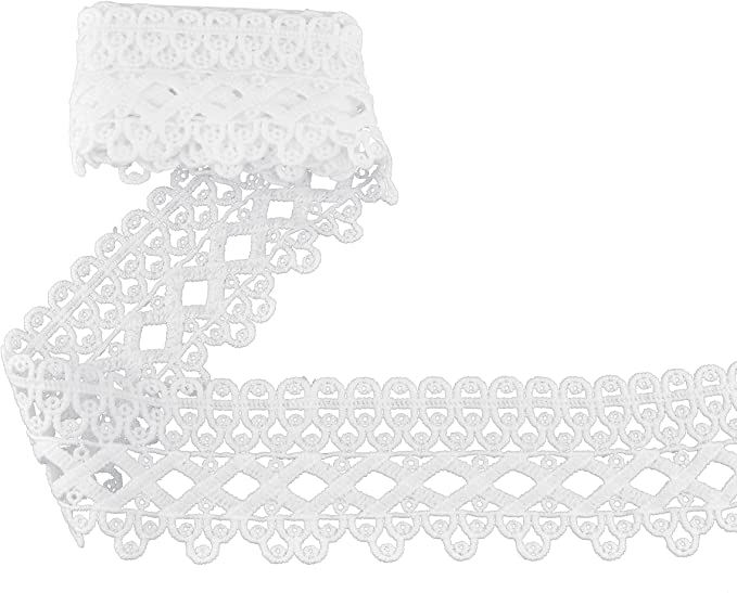 Venise Edging Lace Trim from Eyelet Fabric for DIY Craft Venice Trims (3 Yard, Pattern) - eZthings USA WE SORT ALL THE CRAZIEST GADGETS, GIZMOS, TOYS & TECHNOLOGY, SO YOU DON'T HAVE TO.