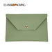 New Simple Large Capacity Envelope Bag Mobile Phone Lipstick Double Side Leather Carry On Bag Female Makeup Brush Storage Bag Brush Bag - eZthings USA WE SORT ALL THE CRAZIEST GADGETS, GIZMOS, TOYS & TECHNOLOGY, SO YOU DON'T HAVE TO.