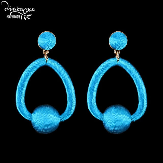 Boho Ethnic Large Tassel Fringe Earrings 2019 Handmade Big Beads Statement Earrings Party Dangle Drop Earrings Gift - eZthings USA WE SORT ALL THE CRAZIEST GADGETS, GIZMOS, TOYS & TECHNOLOGY, SO YOU DON'T HAVE TO.