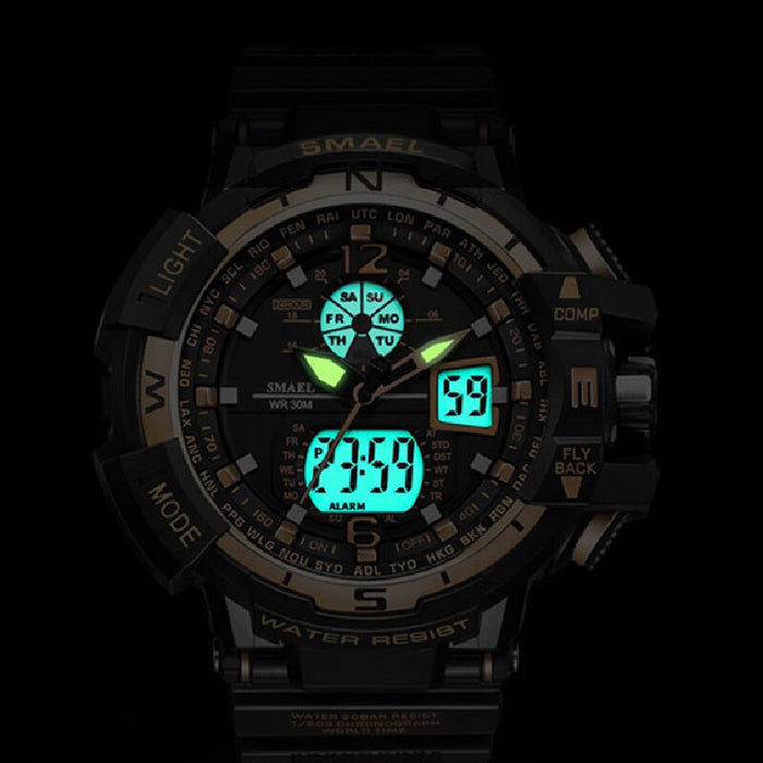 SMAEL 1376C Casual Watch Men Waterproof montre homme Men's Writswatch LED Digital Watches Men Clock Led reloj hombre  Big Sport Watches - eZthings USA WE SORT ALL THE CRAZIEST GADGETS, GIZMOS, TOYS & TECHNOLOGY, SO YOU DON'T HAVE TO.
