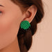 Fashionable geometric crystal handmade rice bead earrings - eZthings USA WE SORT ALL THE CRAZIEST GADGETS, GIZMOS, TOYS & TECHNOLOGY, SO YOU DON'T HAVE TO.