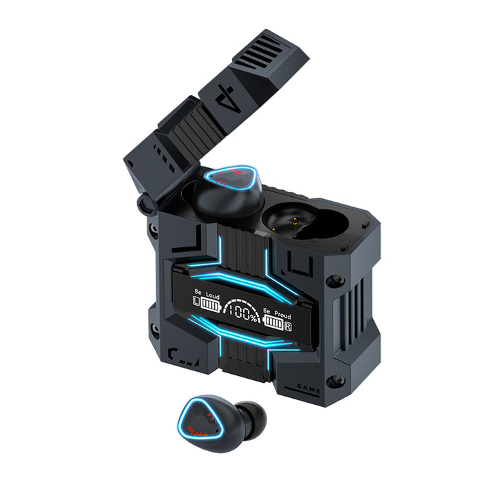 eThings New Product M45 Mecha Game TWS Noise Canceling Low Latency In Ear Bluetooth Headphones