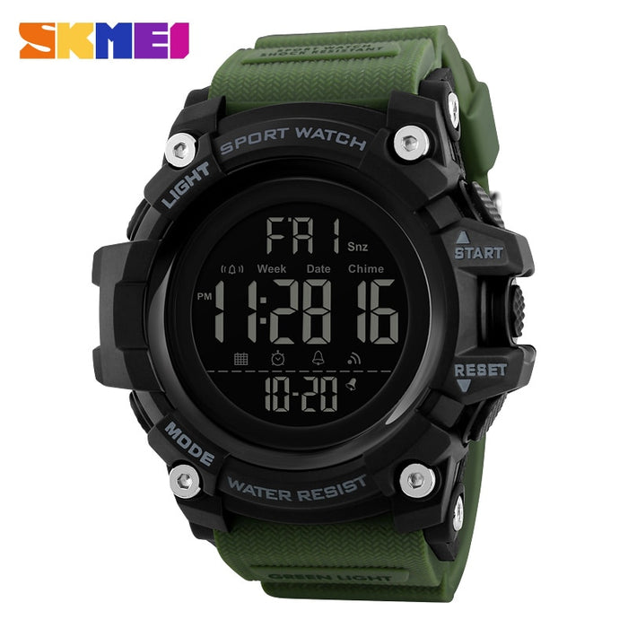 SKMEI 1384 Countdown Stopwatch Sport Watch Mens Watches Top Brand Luxury Men Wrist Watch Waterproof LED Electronic Digital Male Watch - eZthings USA WE SORT ALL THE CRAZIEST GADGETS, GIZMOS, TOYS & TECHNOLOGY, SO YOU DON'T HAVE TO.