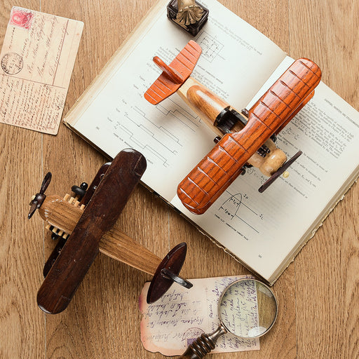 Vintage Wood Aircraft Decoration Creative Home Tabletop Model Aircraft Decoration Wooden Crafts - eZthings USA WE SORT ALL THE CRAZIEST GADGETS, GIZMOS, TOYS & TECHNOLOGY, SO YOU DON'T HAVE TO.
