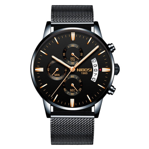 NIBOSI Relogio Masculino Men Watches Luxury Famous Top Brand Men's Fashion Casual Dress Watch Military Quartz Wristwatches Saat - eZthings USA WE SORT ALL THE CRAZIEST GADGETS, GIZMOS, TOYS & TECHNOLOGY, SO YOU DON'T HAVE TO.