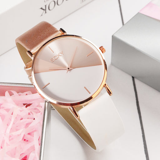top brand women's watch leather rose gold dress female clock luxury brand design women watches simple fashion ladies watch - eZthings USA WE SORT ALL THE CRAZIEST GADGETS, GIZMOS, TOYS & TECHNOLOGY, SO YOU DON'T HAVE TO.