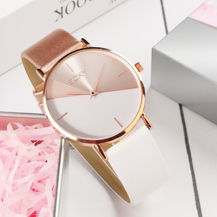 top brand women's watch leather rose gold dress female clock luxury brand design women watches simple fashion ladies watch - eZthings USA WE SORT ALL THE CRAZIEST GADGETS, GIZMOS, TOYS & TECHNOLOGY, SO YOU DON'T HAVE TO.