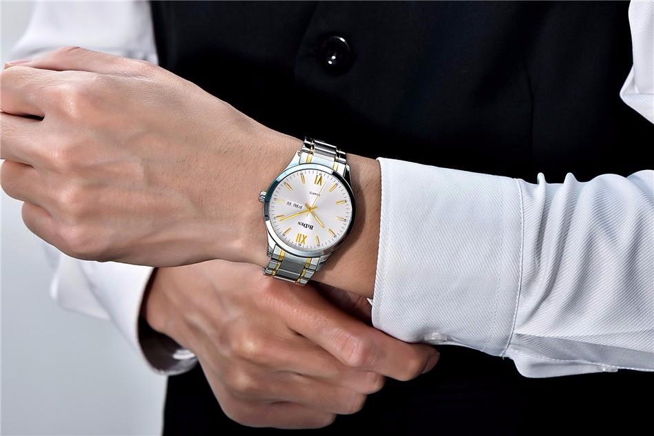 BIDEN Luxury Wrist Watch Men Steel Strap Mens  Business Quartz Clocks 0032 - eZthings USA WE SORT ALL THE CRAZIEST GADGETS, GIZMOS, TOYS & TECHNOLOGY, SO YOU DON'T HAVE TO.