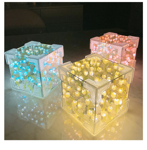 20PCS Tulip Flower Garden Grass Tulip Night Light Handmade DIY For Friends Gifts Tulip Table Lamp - eZthings USA WE SORT ALL THE CRAZIEST GADGETS, GIZMOS, TOYS & TECHNOLOGY, SO YOU DON'T HAVE TO.