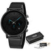 LIGE Men's Mesh Belt Personality Ultra Thin Fashion Multi-Functional Waterproof Quartz Watch Watch - eZthings USA WE SORT ALL THE CRAZIEST GADGETS, GIZMOS, TOYS & TECHNOLOGY, SO YOU DON'T HAVE TO.