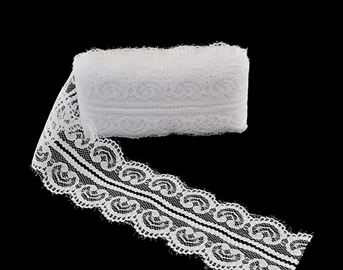 Designer Decorating Embroidered Lace and Trims for Sewing and DIY Craft Projects (10 Yard, Wedding White (1.8" Width)) - eZthings USA WE SORT ALL THE CRAZIEST GADGETS, GIZMOS, TOYS & TECHNOLOGY, SO YOU DON'T HAVE TO.