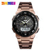 SKMEI 1370 Men Watch Fashion Quartz Sports Watches Stainless Steel Strap Men Watches Top Brand Luxury Business Waterproof Wrist Watch - eZthings USA WE SORT ALL THE CRAZIEST GADGETS, GIZMOS, TOYS & TECHNOLOGY, SO YOU DON'T HAVE TO.