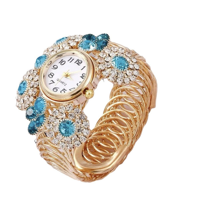 Bohemian Rhinestone Inlaid with Water Diamond and Sky Star Charm Women's Bracelet Watch Fashion Light Luxury Quartz Watch - eZthings USA WE SORT ALL THE CRAZIEST GADGETS, GIZMOS, TOYS & TECHNOLOGY, SO YOU DON'T HAVE TO.