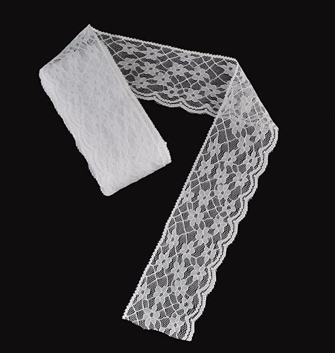 Designer Decorating Embroidered Lace and Trims for Sewing and DIY Craft Projects (10 Yard, Wedding White (2" Width))     eZthings® Designer Decorating Embroidered Lace and Trims for Sewing and DIY Craft Projects (10 Yard, Wedding White (2" Width)) - eZthings USA WE SORT ALL THE CRAZIEST GADGETS, GIZMOS, TOYS & TECHNOLOGY, SO YOU DON'T HAVE TO.