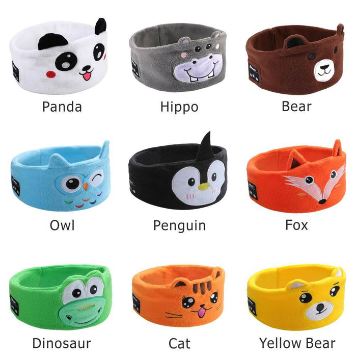 eThings Soft Elastic Comfortable Wireless Music Earphones Kids Animal Sleeping Headphones Eye Mask Bluetooth V5.0 Headphones Headband - eZthings USA WE SORT ALL THE CRAZIEST GADGETS, GIZMOS, TOYS & TECHNOLOGY, SO YOU DON'T HAVE TO.