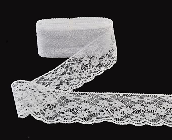 Designer Decorating Embroidered Lace and Trims for Sewing and DIY Craft Projects (10 Yard, Wedding White (2" Width))     eZthings® Designer Decorating Embroidered Lace and Trims for Sewing and DIY Craft Projects (10 Yard, Wedding White (2" Width)) - eZthings USA WE SORT ALL THE CRAZIEST GADGETS, GIZMOS, TOYS & TECHNOLOGY, SO YOU DON'T HAVE TO.