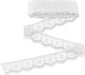 Designer Decorating Embroidered Lace and Trims for Sewing and DIY Craft Projects (10 Yard, Royal White (1.1" Width) - eZthings USA WE SORT ALL THE CRAZIEST GADGETS, GIZMOS, TOYS & TECHNOLOGY, SO YOU DON'T HAVE TO.