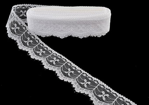 Designer Decorating Embroidered Lace and Trims for Sewing and DIY Craft Projects (10 Yard, Royal White (1.1" Width) - eZthings USA WE SORT ALL THE CRAZIEST GADGETS, GIZMOS, TOYS & TECHNOLOGY, SO YOU DON'T HAVE TO.