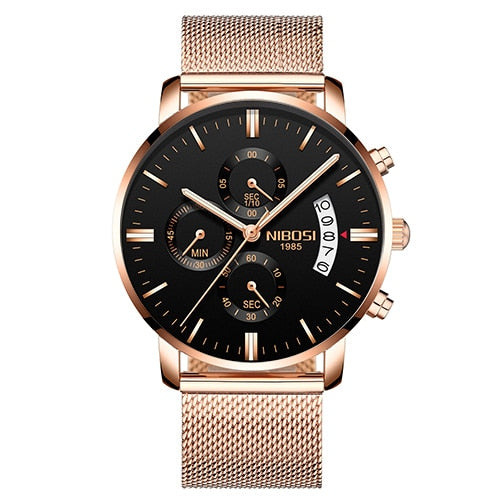 NIBOSI Relogio Masculino Men Watches Luxury Famous Top Brand Men's Fashion Casual Dress Watch Military Quartz Wristwatches Saat - eZthings USA WE SORT ALL THE CRAZIEST GADGETS, GIZMOS, TOYS & TECHNOLOGY, SO YOU DON'T HAVE TO.