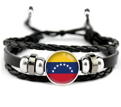 Country Flags Leather Bracelets - eZthings USA WE SORT ALL THE CRAZIEST GADGETS, GIZMOS, TOYS & TECHNOLOGY, SO YOU DON'T HAVE TO.