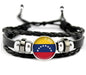 Country Flags Leather Bracelets - eZthings USA WE SORT ALL THE CRAZIEST GADGETS, GIZMOS, TOYS & TECHNOLOGY, SO YOU DON'T HAVE TO.