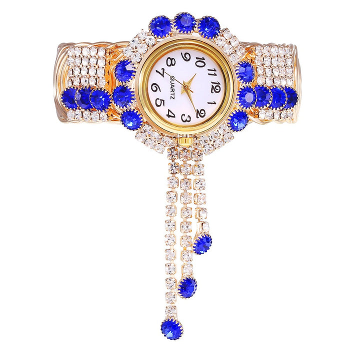 New Fashion Women's Full Diamond Alloy Fashion Watch Creative Tassel Quartz Bracelet Watch Women's Style - eZthings USA WE SORT ALL THE CRAZIEST GADGETS, GIZMOS, TOYS & TECHNOLOGY, SO YOU DON'T HAVE TO.