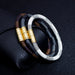 Leather Bracelets for Men and Women Jewelry Stainless Steel Magnetic Clasp Bracelets - eZthings USA WE SORT ALL THE CRAZIEST GADGETS, GIZMOS, TOYS & TECHNOLOGY, SO YOU DON'T HAVE TO.