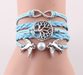 Fashion Infinity Tree flying birds charm Imitation Pearl Leather braid women wrap bracelet Bracelets & Bangles for women jewelry - eZthings USA WE SORT ALL THE CRAZIEST GADGETS, GIZMOS, TOYS & TECHNOLOGY, SO YOU DON'T HAVE TO.