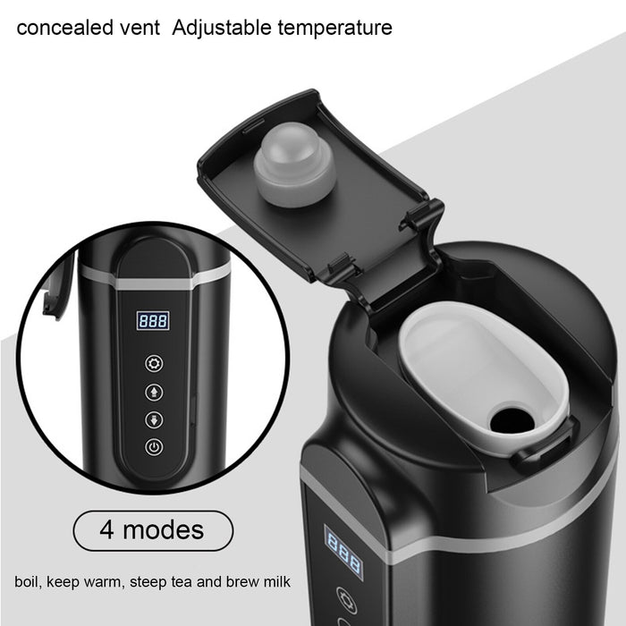 12V/24V 70W-100W Car Heating Cup 420ml Car Heated Smart Mug With Temperature Control Cigarette Lighter Car Kettle Water Heater - eZthings USA WE SORT ALL THE CRAZIEST GADGETS, GIZMOS, TOYS & TECHNOLOGY, SO YOU DON'T HAVE TO.