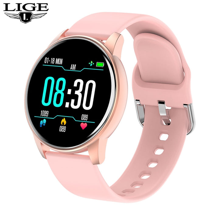 eThings Women Smart Watch Real-time Weather Forecast Activity Tracker Heart Rate Monitor Sports Ladies Smart Watch Men For Android IOS - eZthings USA WE SORT ALL THE CRAZIEST GADGETS, GIZMOS, TOYS & TECHNOLOGY, SO YOU DON'T HAVE TO.