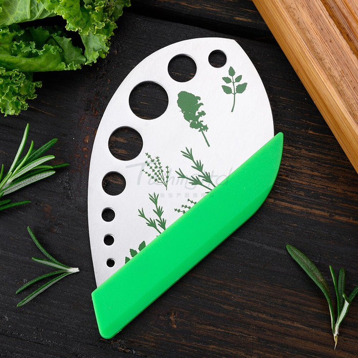 Home Kitchen Gadgets Fruit Vegetable Tools Vegetables Stripper Stainless Steel Hole Cutter 9-hole Herb Knife Vegetable Cutter - eZthings USA WE SORT ALL THE CRAZIEST GADGETS, GIZMOS, TOYS & TECHNOLOGY, SO YOU DON'T HAVE TO.