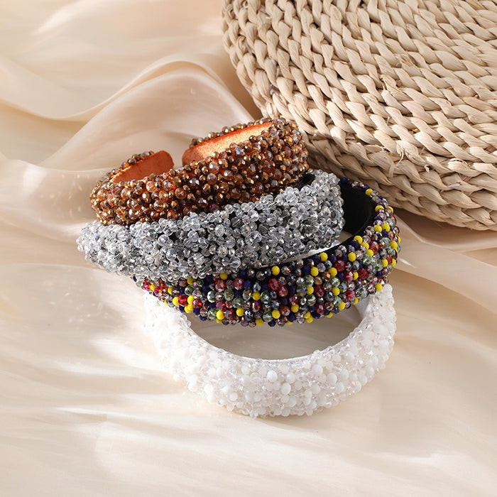 Fashionable Baroque handmade beaded crystal headbands - eZthings USA WE SORT ALL THE CRAZIEST GADGETS, GIZMOS, TOYS & TECHNOLOGY, SO YOU DON'T HAVE TO.