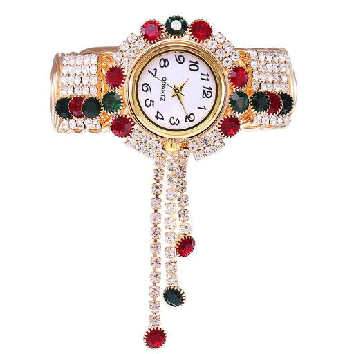 New Fashion Women's Full Diamond Alloy Fashion Watch Creative Tassel Quartz Bracelet Watch Women's Style - eZthings USA WE SORT ALL THE CRAZIEST GADGETS, GIZMOS, TOYS & TECHNOLOGY, SO YOU DON'T HAVE TO.