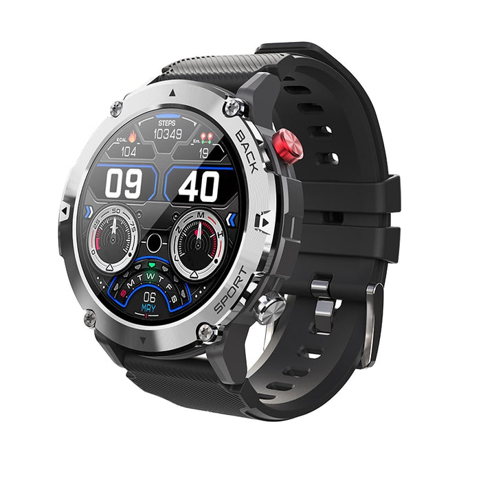 eThings C21 Smart Watch Men Bluetooth Call Fitness Tracker 5ATM Waterproof Sport Wrist Smartwatch for iPhone Android Phone - eZthings USA WE SORT ALL THE CRAZIEST GADGETS, GIZMOS, TOYS & TECHNOLOGY, SO YOU DON'T HAVE TO.