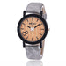 MEIBO Modeling Wooden Quartz Mens Watch Casual Wooden Color Leather Watch - eZthings USA WE SORT ALL THE CRAZIEST GADGETS, GIZMOS, TOYS & TECHNOLOGY, SO YOU DON'T HAVE TO.