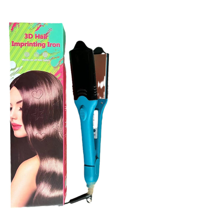 3D hair imprinting  3D Hair Press Iron Hair Straightener Electric Straightening Curling Imprinting 3D Hair Crimper - eZthings USA WE SORT ALL THE CRAZIEST GADGETS, GIZMOS, TOYS & TECHNOLOGY, SO YOU DON'T HAVE TO.