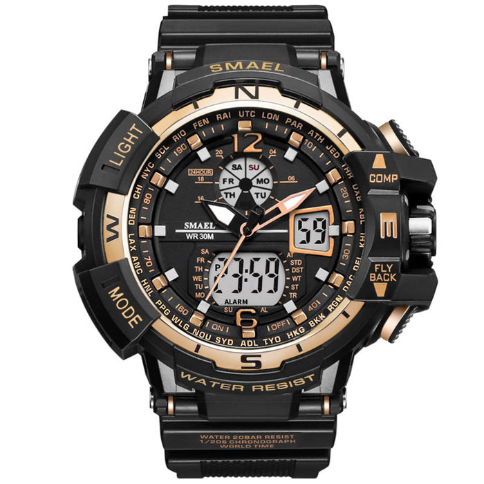 SMAEL 1376C Casual Watch Men Waterproof montre homme Men's Writswatch LED Digital Watches Men Clock Led reloj hombre  Big Sport Watches - eZthings USA WE SORT ALL THE CRAZIEST GADGETS, GIZMOS, TOYS & TECHNOLOGY, SO YOU DON'T HAVE TO.