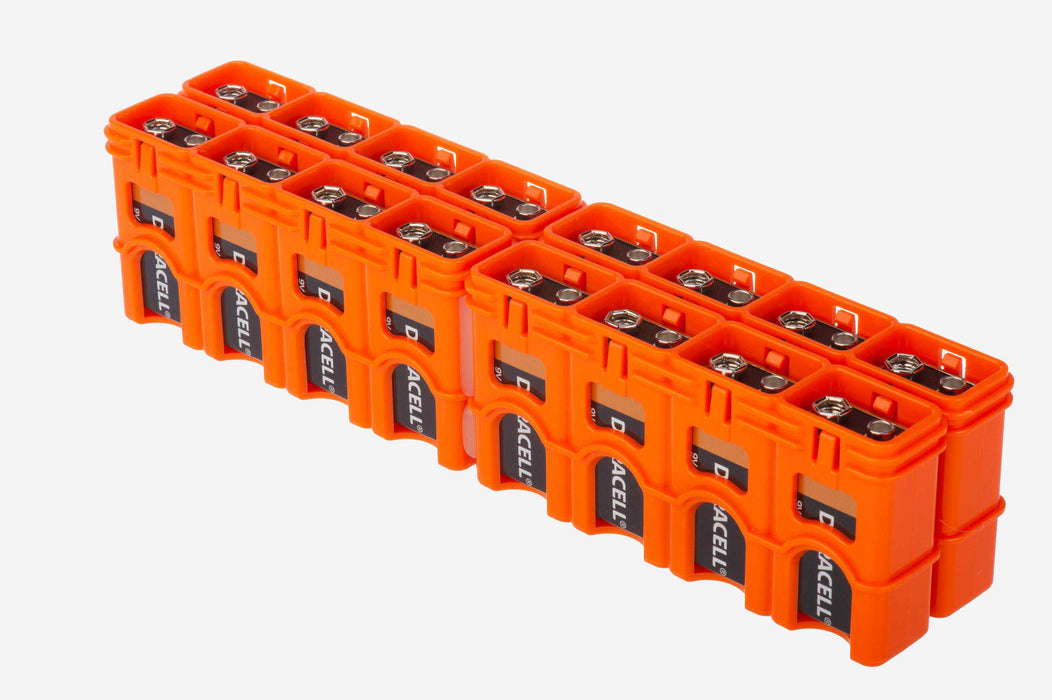9V - 16 Pack (Orange) - eZthings USA WE SORT ALL THE CRAZIEST GADGETS, GIZMOS, TOYS & TECHNOLOGY, SO YOU DON'T HAVE TO.