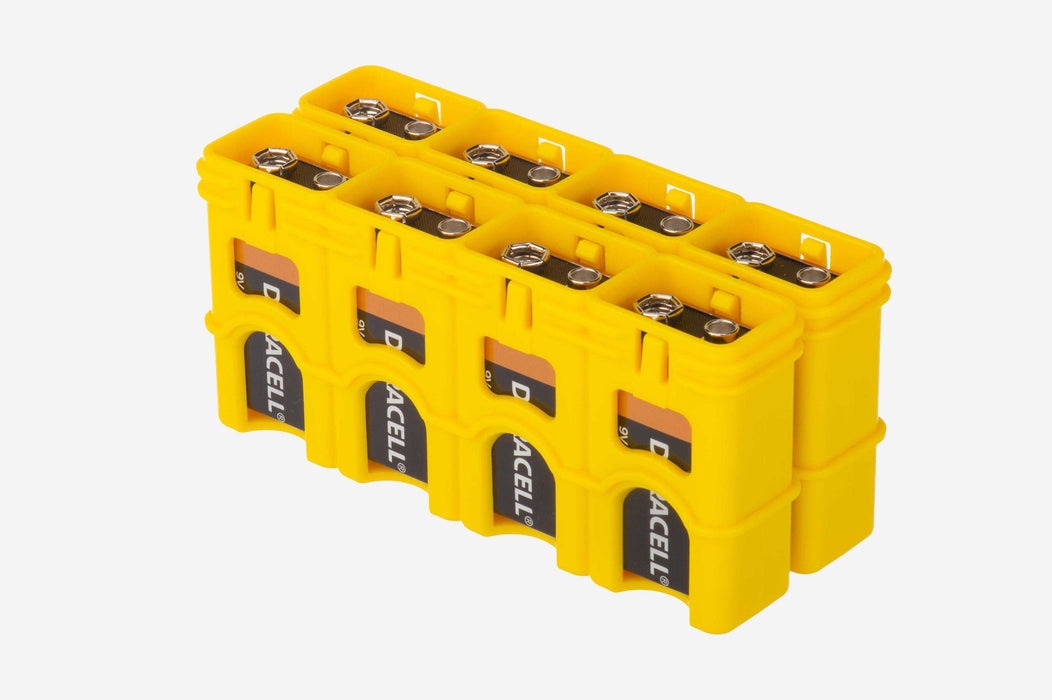 9V - 8 Pack (Yellow) - eZthings USA WE SORT ALL THE CRAZIEST GADGETS, GIZMOS, TOYS & TECHNOLOGY, SO YOU DON'T HAVE TO.