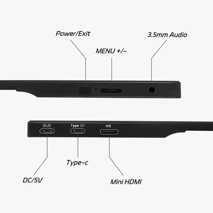 ReHisk RE-15.6TT - Touch Screen Portable Monitor FHD 1080P - eZthings USA WE SORT ALL THE CRAZIEST GADGETS, GIZMOS, TOYS & TECHNOLOGY, SO YOU DON'T HAVE TO.
