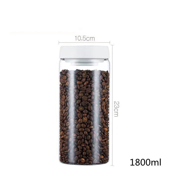 Vacuum Sealed Jug Coffee Beans Airtight Canister - eZthings USA WE SORT ALL THE CRAZIEST GADGETS, GIZMOS, TOYS & TECHNOLOGY, SO YOU DON'T HAVE TO.