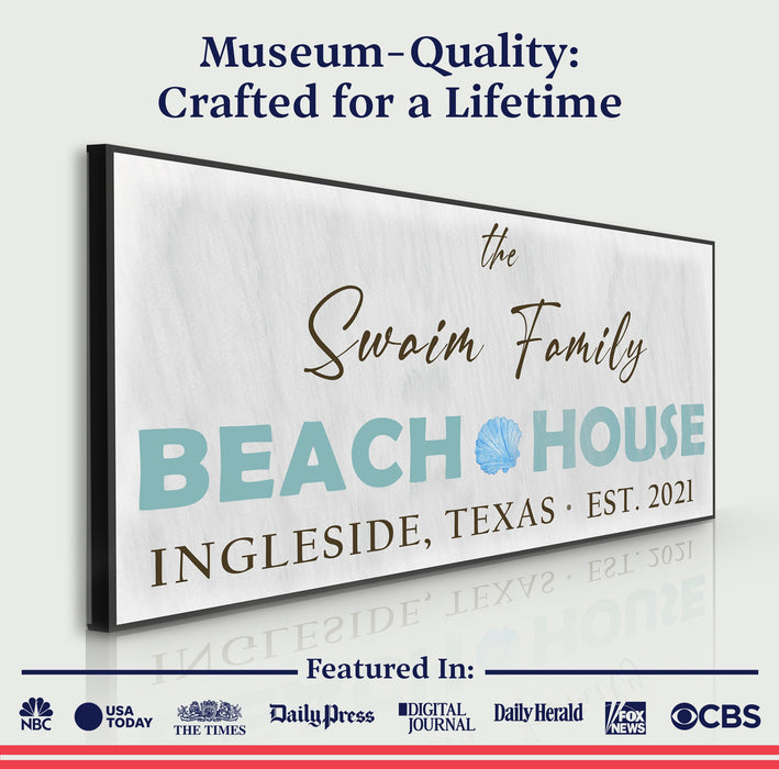 Beach House Sign - eZthings USA WE SORT ALL THE CRAZIEST GADGETS, GIZMOS, TOYS & TECHNOLOGY, SO YOU DON'T HAVE TO.