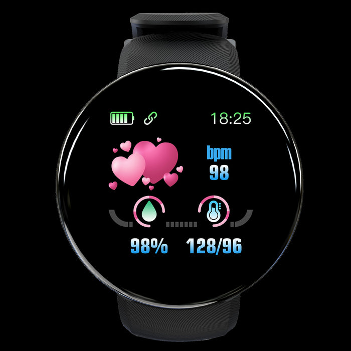 eThings D18 Smart Bracelet Color Round Screen Heart Rate Blood Pressure Sleep Monitoring Pedometer Sports Encyclopedia Star Smart Watch - eZthings USA WE SORT ALL THE CRAZIEST GADGETS, GIZMOS, TOYS & TECHNOLOGY, SO YOU DON'T HAVE TO.