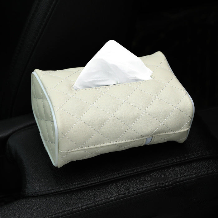 Car Tissue Box Car Hanging Tissue Box Car Supplies Creative Tissue Box Leather Tissue Bag - eZthings USA WE SORT ALL THE CRAZIEST GADGETS, GIZMOS, TOYS & TECHNOLOGY, SO YOU DON'T HAVE TO.
