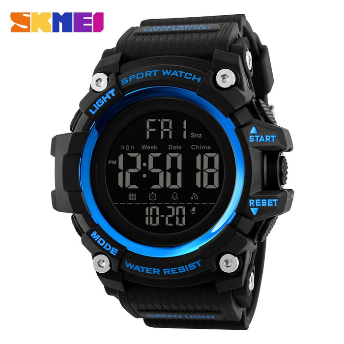 SKMEI 1384 Countdown Stopwatch Sport Watch Mens Watches Top Brand Luxury Men Wrist Watch Waterproof LED Electronic Digital Male Watch - eZthings USA WE SORT ALL THE CRAZIEST GADGETS, GIZMOS, TOYS & TECHNOLOGY, SO YOU DON'T HAVE TO.