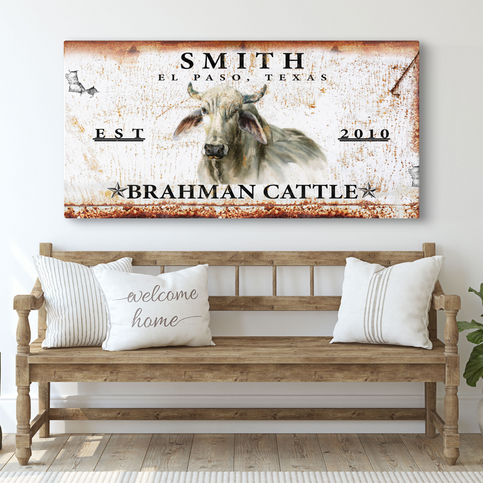 Brahman Cattle Sign - eZthings USA WE SORT ALL THE CRAZIEST GADGETS, GIZMOS, TOYS & TECHNOLOGY, SO YOU DON'T HAVE TO.