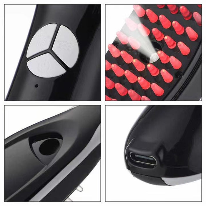 Solid Color Meridian Hair Growth Comb Massager Electric Massage Scalp Hair Comb - eZthings USA WE SORT ALL THE CRAZIEST GADGETS, GIZMOS, TOYS & TECHNOLOGY, SO YOU DON'T HAVE TO.