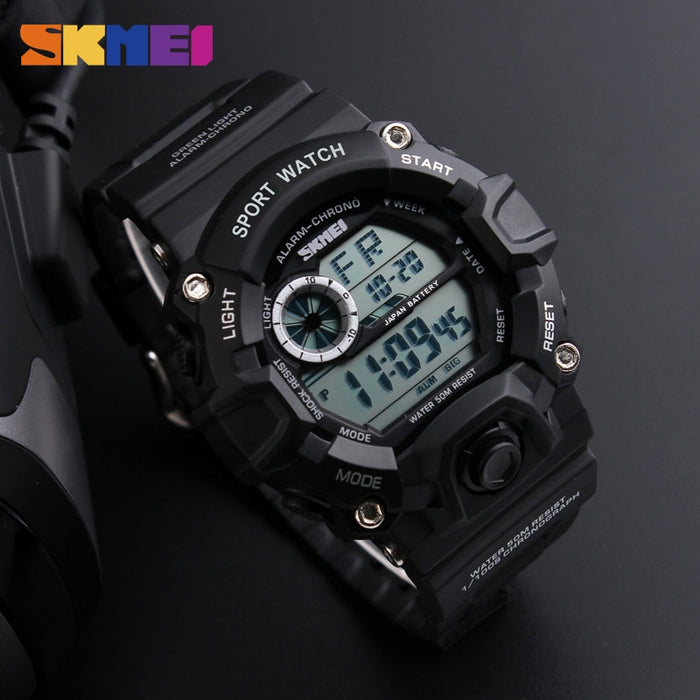 SKMEI 1019 Outdoor Sport Watch Men Alarm Clock 5Bar Waterproof Military Watches LED Display Shock Digital Watch Reloj Hombre - eZthings USA WE SORT ALL THE CRAZIEST GADGETS, GIZMOS, TOYS & TECHNOLOGY, SO YOU DON'T HAVE TO.